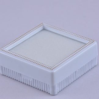 2" x 2" (New) White Gold Line Gem Display Box