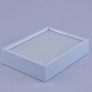 3" x 4" White Plain Gem Display Box