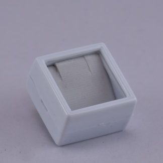 1" x 1" Earring Display Box - White Lining